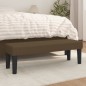 vidaXL Panca Marrone Scuro 100x30x30 cm in Tessuto vidaXL Panca Marrone Scuro 100x30x30 cm in Tessuto