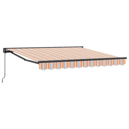 vidaXL Tenda Retrattile Blu Marino 350x250 cm