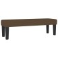 vidaXL Panca Marrone Scuro 100x30x30 cm in Tessuto vidaXL Panca Marrone Scuro 100x30x30 cm in Tessuto