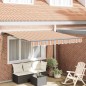 vidaXL Tenda Retrattile Blu Marino 350x250 cm vidaXL Tenda Retrattile Blu Marino 350x250 cm