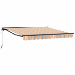 vidaXL Tenda Retrattile Blu Marino 350x250 cm
