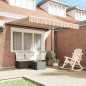 vidaXL Tenda Retrattile Blu Marino 350x250 cm vidaXL Tenda Retrattile Blu Marino 350x250 cm
