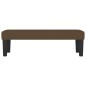 vidaXL Panca Marrone Scuro 100x30x30 cm in Tessuto vidaXL Panca Marrone Scuro 100x30x30 cm in Tessuto