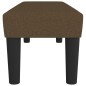 vidaXL Panca Marrone Scuro 100x30x30 cm in Tessuto vidaXL Panca Marrone Scuro 100x30x30 cm in Tessuto
