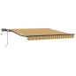 vidaXL Tenda Retrattile Manuale con Striscia LED Multicolore 350x250 cm vidaXL Tenda Retrattile Manuale con Striscia LED Multicolore 350x250 cm