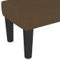 vidaXL Panca Marrone Scuro 100x30x30 cm in Tessuto vidaXL Panca Marrone Scuro 100x30x30 cm in Tessuto