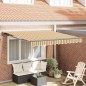 vidaXL Tenda Retrattile Blu Marino 350x250 cm vidaXL Tenda Retrattile Blu Marino 350x250 cm