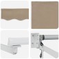 vidaXL Tendalino Retrattile Automatico beige 350x250 cm vidaXL Tendalino Retrattile Automatico beige 350x250 cm