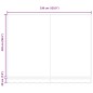 vidaXL Tenda da sole manuale retrattile Beige 350x250 cm