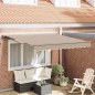 vidaXL Tenda Retrattile Beige 350x250 cm