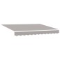 Tenda Retrattile Manuale vidaXL con LED Grigio Chiaro 350x250 cm Tenda Retrattile Manuale vidaXL con LED Grigio Chiaro 350x250 cm