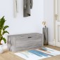 Scarpiera a Muro Grigio Sonoma 100x35x38cm in Legno Multistrato Scarpiera a Muro Grigio Sonoma 100x35x38cm in Legno Multistrato