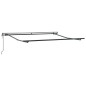 vidaXL Tenda Retrattile Automatica Grigia 350x250 cm
