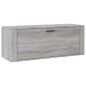 Scarpiera a Muro Grigio Sonoma 100x35x38cm in Legno Multistrato Scarpiera a Muro Grigio Sonoma 100x35x38cm in Legno Multistrato