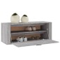Scarpiera a Muro Grigio Sonoma 100x35x38cm in Legno Multistrato Scarpiera a Muro Grigio Sonoma 100x35x38cm in Legno Multistrato