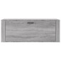 Scarpiera a Muro Grigio Sonoma 100x35x38cm in Legno Multistrato Scarpiera a Muro Grigio Sonoma 100x35x38cm in Legno Multistrato