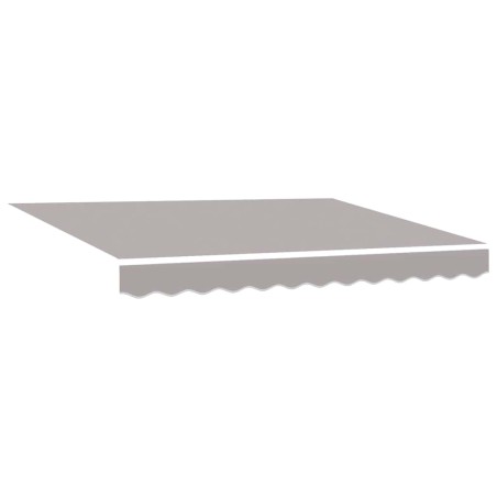 vidaXL Tenda retrattile automatica grigia chiara 350x250 cm