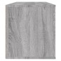 Scarpiera a Muro Grigio Sonoma 100x35x38cm in Legno Multistrato Scarpiera a Muro Grigio Sonoma 100x35x38cm in Legno Multistrato