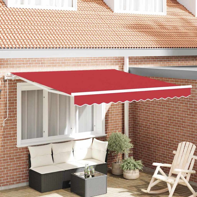 vidaXL Tenda Rosso 350 x 250 cm Rosso vidaXL Tenda Rosso 350 x 250 cm Rosso