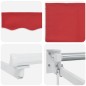 vidaXL Tenda da sole manuale e retrattile rossa 350x250 cm vidaXL Tenda da sole manuale e retrattile rossa 350x250 cm