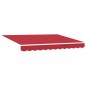 vidaXL Tenda a bracci retrattili manuale rossa 350 x 250 cm vidaXL Tenda a bracci retrattili manuale rossa 350 x 250 cm