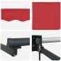vidaXL Tenda a bracci retrattili manuale rossa 350 x 250 cm vidaXL Tenda a bracci retrattili manuale rossa 350 x 250 cm