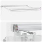 vidaXL Tenda da sole automatica retrattile rossa 350 x 250 cm vidaXL Tenda da sole automatica retrattile rossa 350 x 250 cm