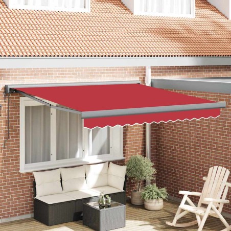 vidaXL Tenda Nautica Reversibile Rossa 350x250 cm