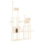 Albero per Gatti con Tiragraffi in Sisal Crema 279 cm Albero per Gatti con Tiragraffi in Sisal Crema 279 cm