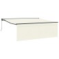 vidaXL Tenda Retrattile Beige 400 × 300 cm Poliestere vidaXL Tenda Retrattile Beige 400 × 300 cm Poliestere