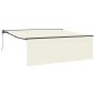 vidaXL Tenda Retrattile Crema 400 × 300 cm Tessuto vidaXL Tenda Retrattile Crema 400 × 300 cm Tessuto