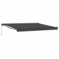 vidaXL Tenda Retrattile Antracite 400x300 cm Alluminio e Poliestere
