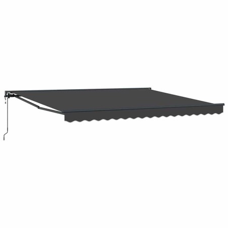 vidaXL Tenda Retrattile Antracite 400x300 cm