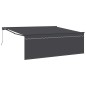 vidaXL Tenda Retrattile Antracite 400 × 300 cm Poliestere, Alluminio vidaXL Tenda Retrattile Antracite 400 × 300 cm Poliestere, Alluminio