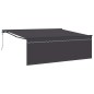 vidaXL Tenda Retrattile Grigio 400 × 300 cm Alluminio, tessuto vidaXL Tenda Retrattile Grigio 400 × 300 cm Alluminio, tessuto