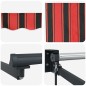 vidaXL Tenda Retrattile Manuale Arancione e Marrone 400x300 cm di vidaXL Tenda Retrattile Manuale Arancione e Marrone 400x300 cm di