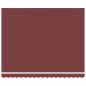 vidaXL Tenda Retrattile Rosso Borgogna 400x300 cm Poliestere e Metallo