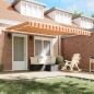 vidaXL Tenda Retrattile Giallo e arancione 400 × 300 cm vidaXL Tenda Retrattile Giallo e arancione 400 × 300 cm