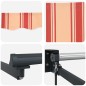 vidaXL Tenda Retrattile Manuale Gialla e Arancione 400x300 cm