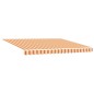 vidaXL Tenda da Sole Automatica Estraibile Gialla e Arancione 400 x 300 cm vidaXL Tenda da Sole Automatica Estraibile Gialla e Arancione 400 x 300 cm