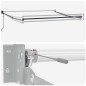 vidaXL Tenda da Sole Automatica Estraibile Gialla e Arancione 400 x 300 cm vidaXL Tenda da Sole Automatica Estraibile Gialla e Arancione 400 x 300 cm