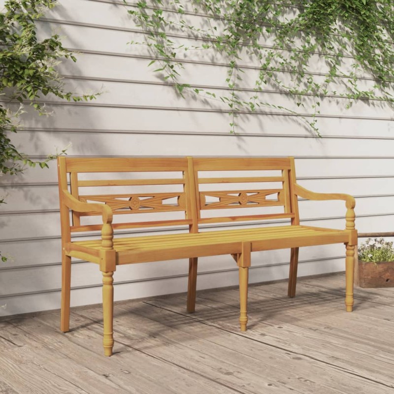 Panchina Batavia 150 cm in Legno Massello di Teak Panchina Batavia 150 cm in Legno Massello di Teak