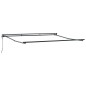 vidaXL Tenda Retrattile Striscia Rossa e Bianca 400x300 cm
