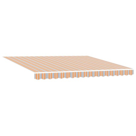 vidaXL Tenda Retrattile Manuale con Striscia Multicolore LED 400x300 cm