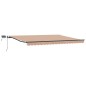 vidaXL Tenda Retrattile Manuale con Striscia Multicolore LED 400x300 cm vidaXL Tenda Retrattile Manuale con Striscia Multicolore LED 400x300 cm