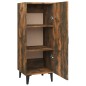 Credenza Rovere Fumo 34,5x34x90 cm in Legno Multistrato Credenza Rovere Fumo 34,5x34x90 cm in Legno Multistrato