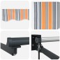 vidaXL Tenda manuale a braccio retrattile , 400x300 cm, strisce colorate vidaXL Tenda manuale a braccio retrattile , 400x300 cm, strisce colorate