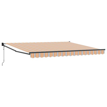 vidaXL Tenda Retrattile Multicolore 400x300 cm Tessuto