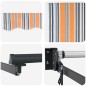 vidaXL Tenda Retrattile Multicolore 400x300 cm Tessuto vidaXL Tenda Retrattile Multicolore 400x300 cm Tessuto