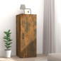 Mobile Pensile Muro Rovere Fumo 34,5x34x90 cm Legno Multistrato Mobile Pensile Muro Rovere Fumo 34,5x34x90 cm Legno Multistrato